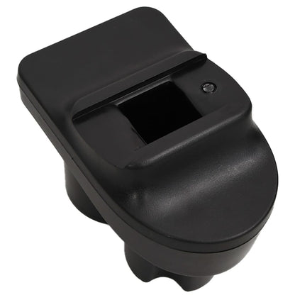 Bracciolo per Auto Nero 13x36x(30-46) cm in ABS - homemem39