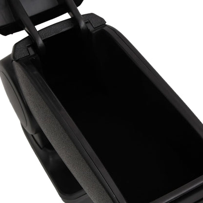 Bracciolo per Auto Nero 13x36x(30-46) cm in ABS - homemem39