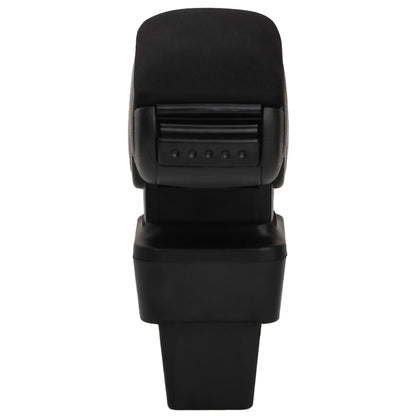 Bracciolo per Auto Nero 13x34x(33-46) cm in ABS - homemem39