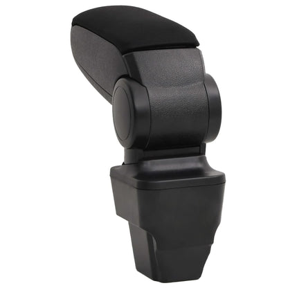Bracciolo per Auto Nero 13x34x(33-46) cm in ABS - homemem39