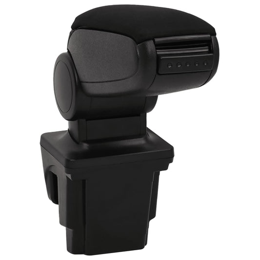 Bracciolo per Auto Nero 16x32x(35-50,5) cm in ABS - homemem39