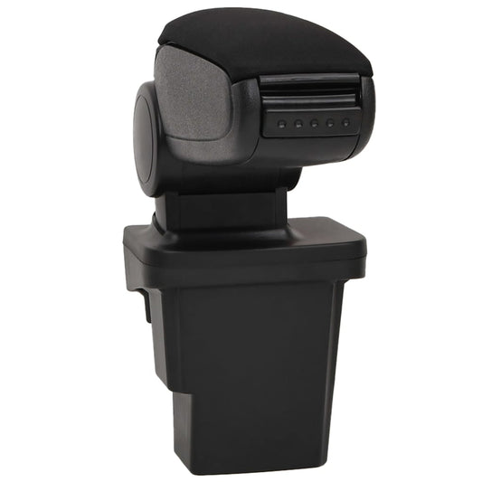 Bracciolo per Auto Nero 17x32x(37-53) cm in ABS - homemem39