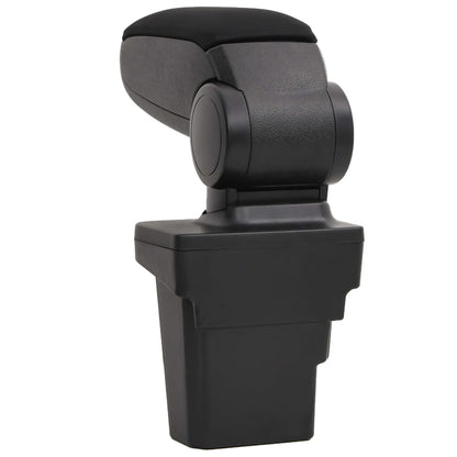 Bracciolo per Auto Nero 17x32x(37-53) cm in ABS - homemem39