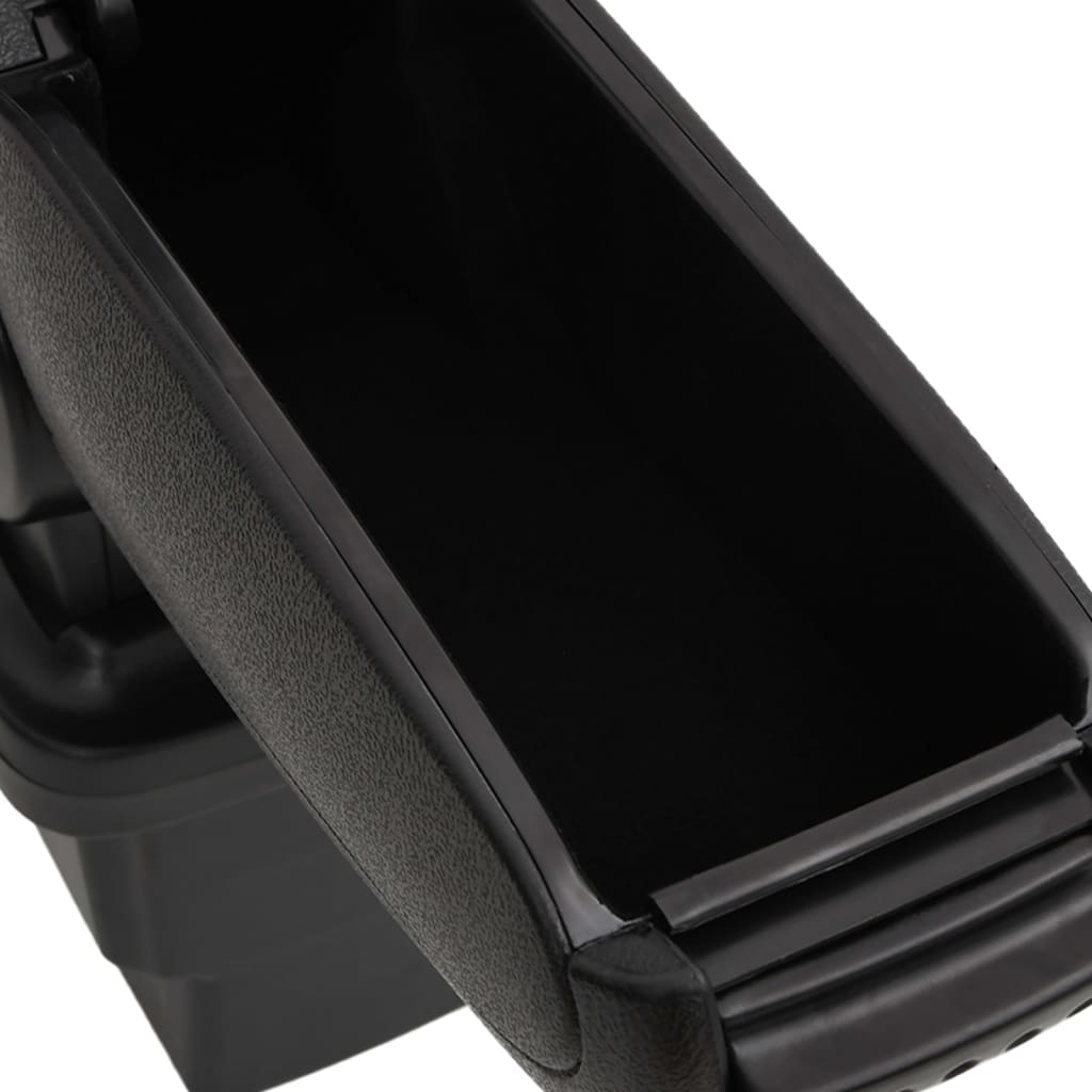 Bracciolo per Auto Nero 17x32x(37-53) cm in ABS - homemem39