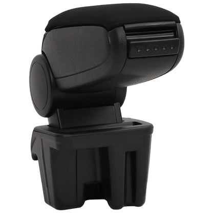 Bracciolo per Auto Nero 15x31x(28-44) cm in ABS - homemem39