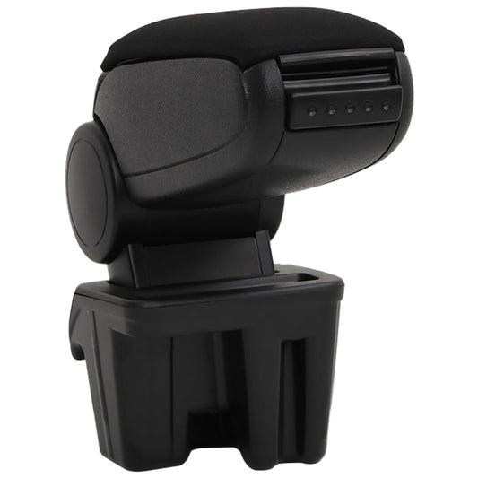 Bracciolo per Auto Nero 15x31x(28-44) cm in ABS - homemem39