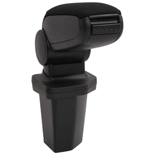 Bracciolo per Auto Nero 15x32x(40-52) cm in ABS - homemem39