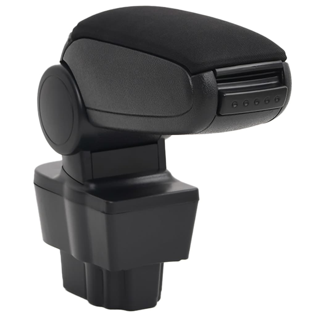 Bracciolo per Auto Nero 12x37x(31-48) cm in ABS | homemem39