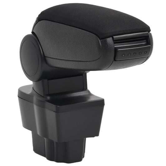 Bracciolo per Auto Nero 12x37x(31-48) cm in ABS - homemem39