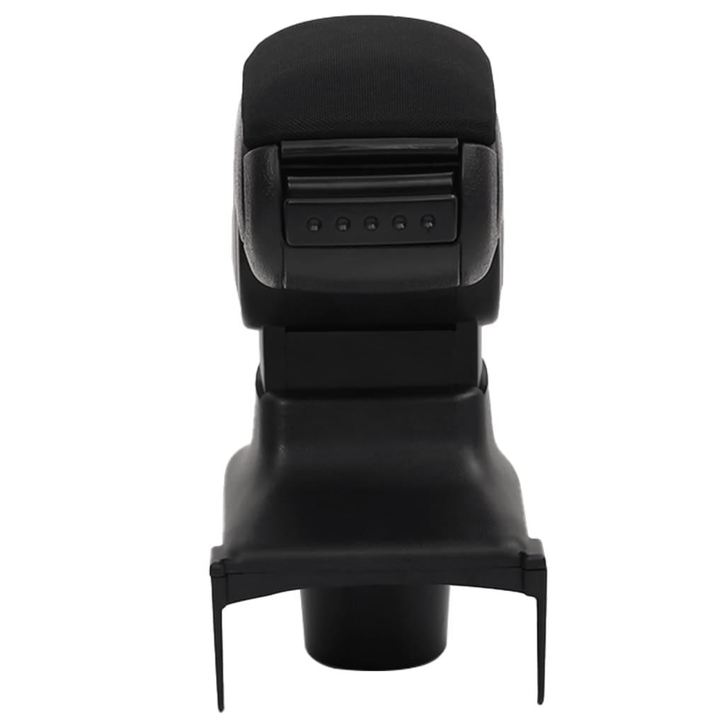Bracciolo per Auto Nero 15x35x(30-47) cm in ABS - homemem39