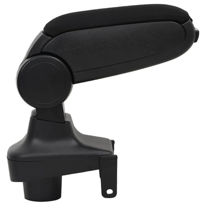 Bracciolo per Auto Nero 15x35x(30-47) cm in ABS - homemem39