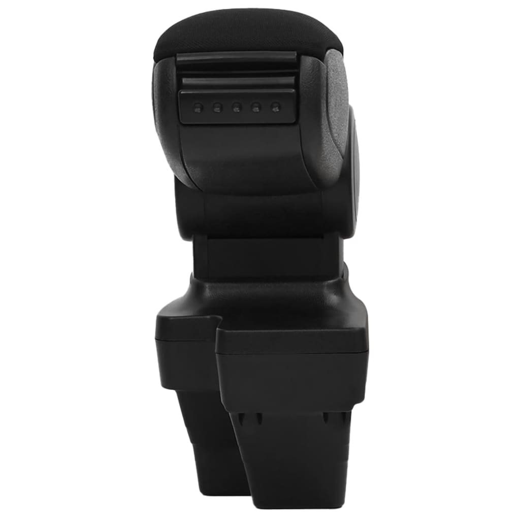 Bracciolo per Auto Nero 15x35x(33-49,5) cm in ABS - homemem39