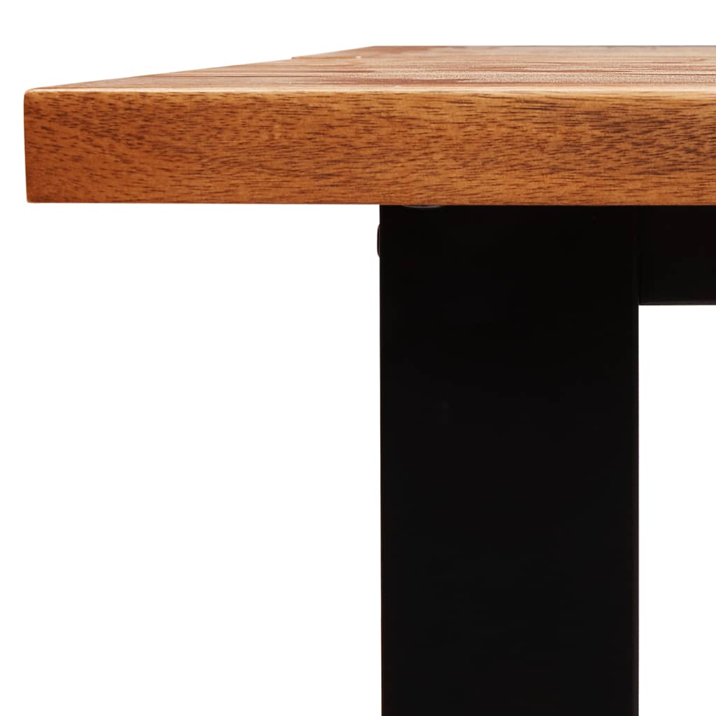 Tavolo da Pranzo Bordi Vivi 110x70x75 cm Legno Massello Acacia | homemem39