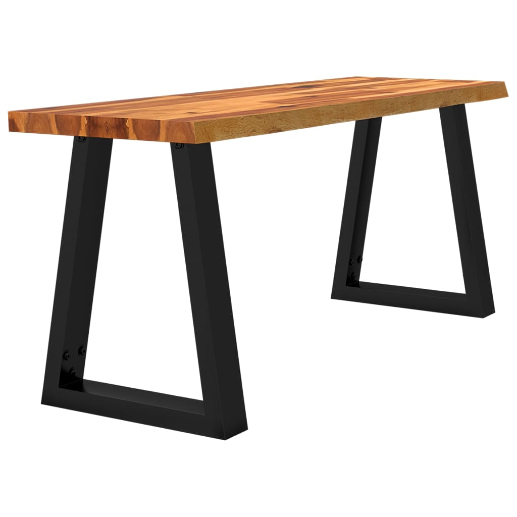 Panca con Bordi Vivi 110 cm in Legno Massello di Acacia | homemem39
