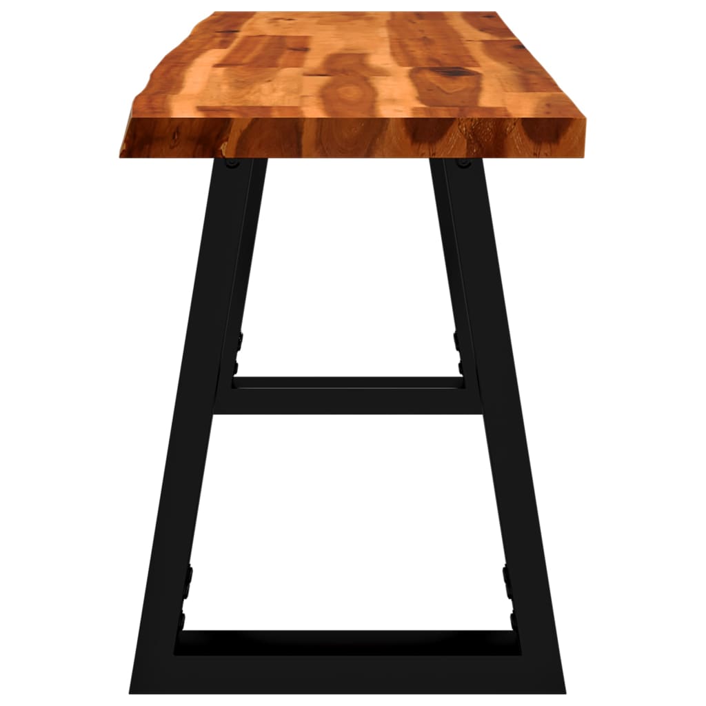 Panca con Bordi Vivi 110 cm in Legno Massello di Acacia | homemem39