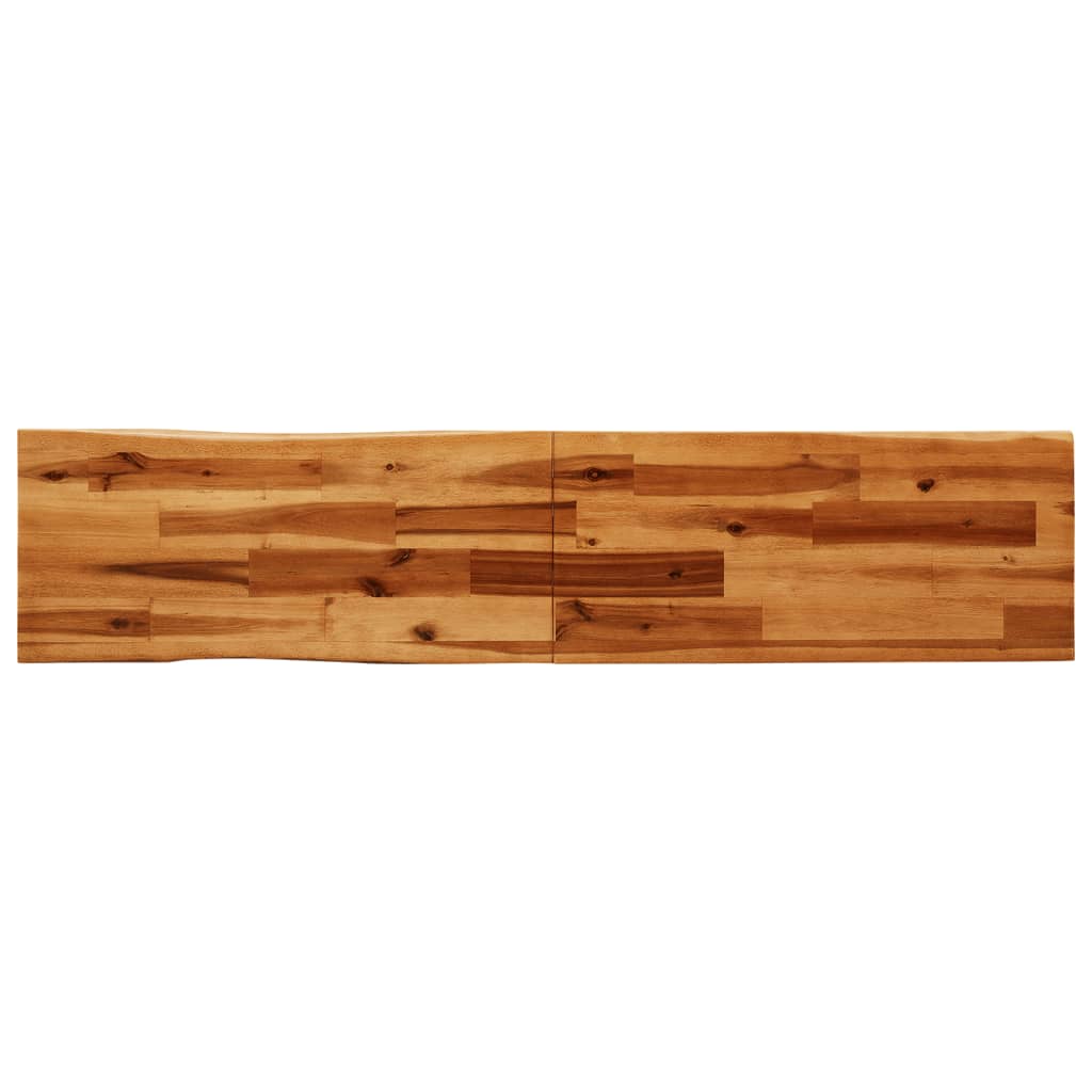 Panca con Bordi Vivi 160 cm in Legno Massello di Acacia | homemem39