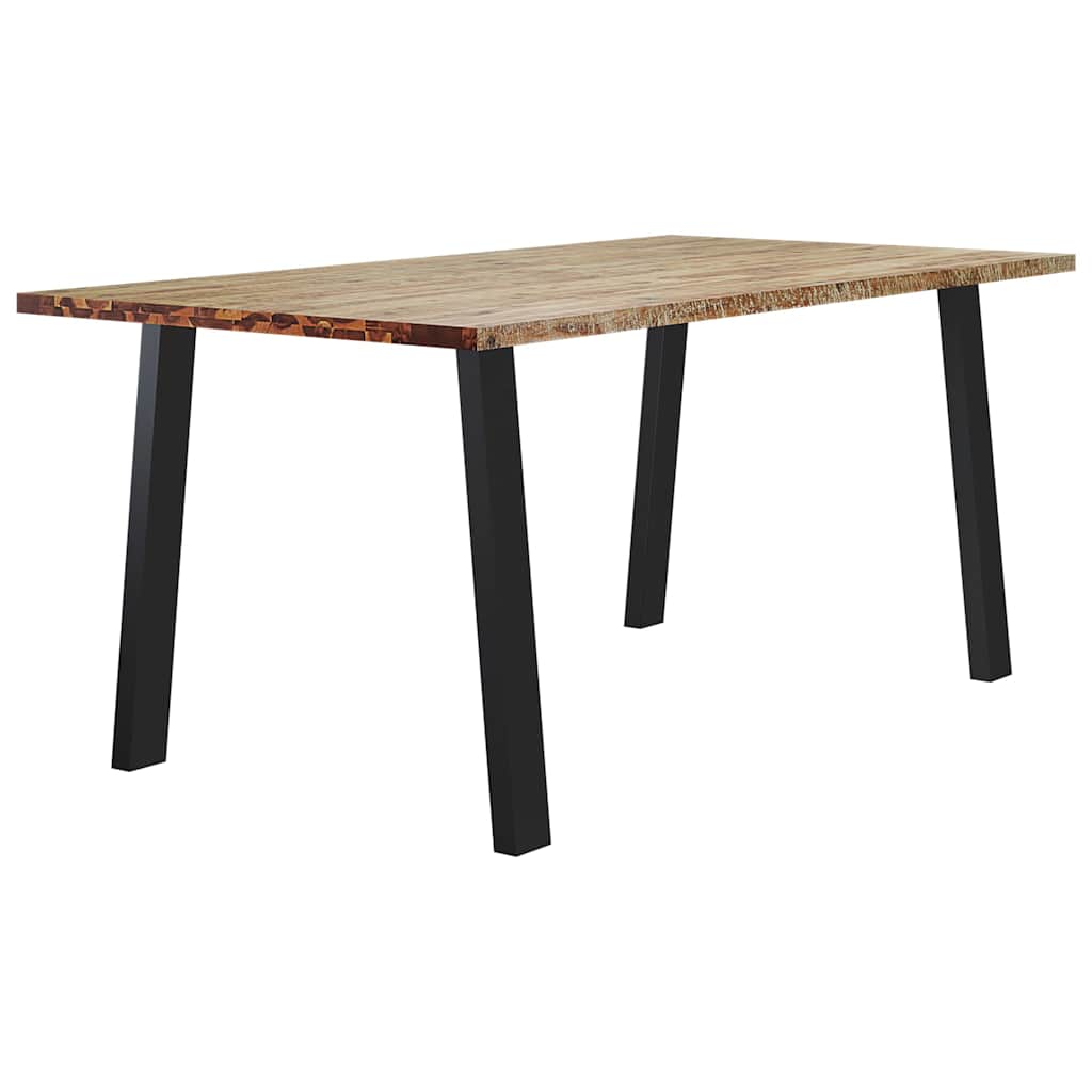 Tavolo da Pranzo 150x90x75 cm in Legno Massello di Acacia | homemem39