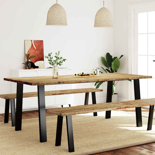 Tavolo da Pranzo 200x90x75 cm in Legno Massello di Acacia | homemem39