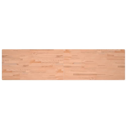 Banco da Lavoro 220x55x81,5 cm Legno Massello Faggio e Metallo