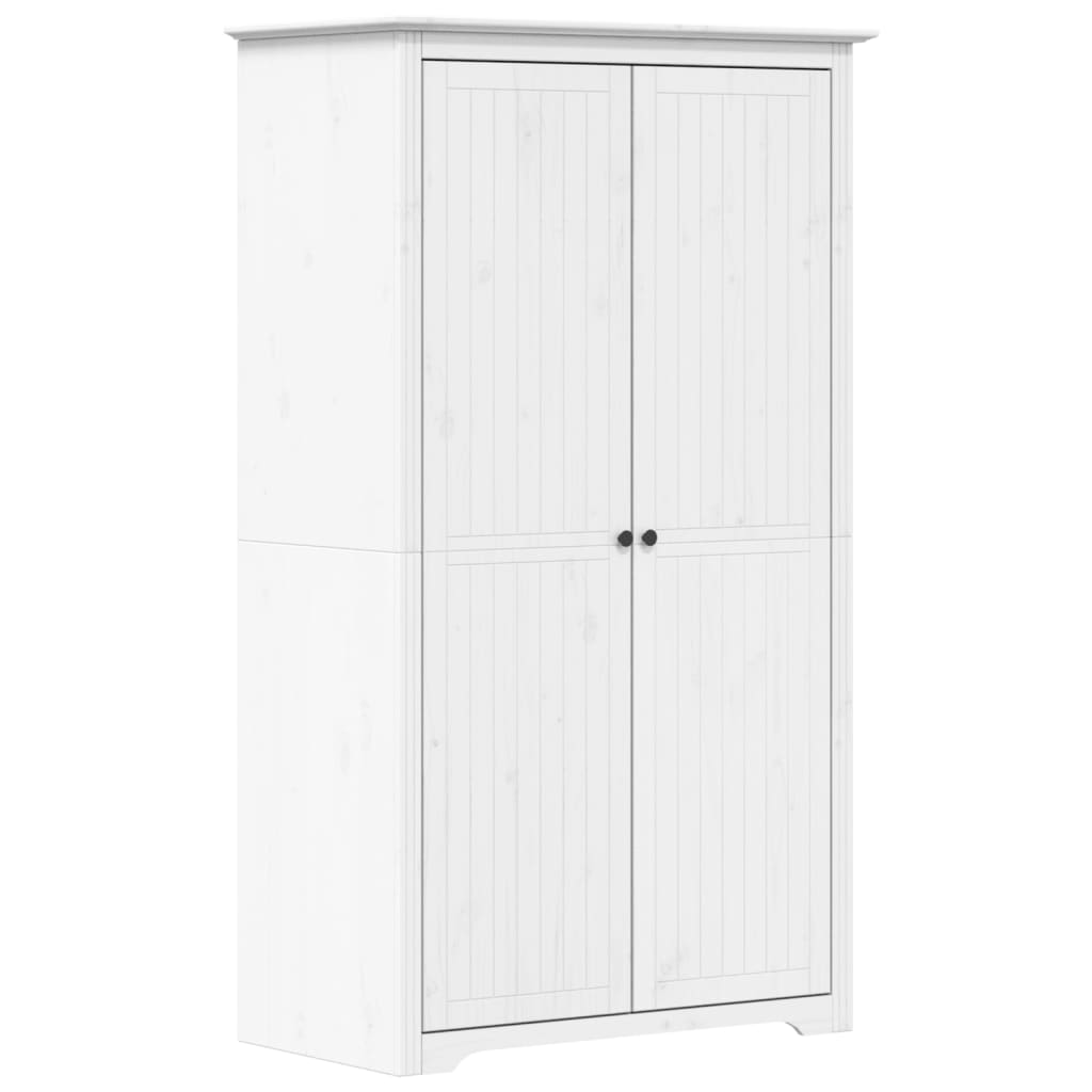 Armadio BODO 99x53,5x173 cm in Legno Massello di Pino Bianco | homemem39