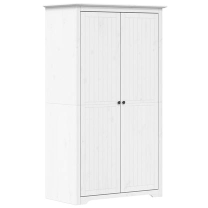 Armadio BODO 99x53,5x173 cm in Legno Massello di Pino Bianco | homemem39