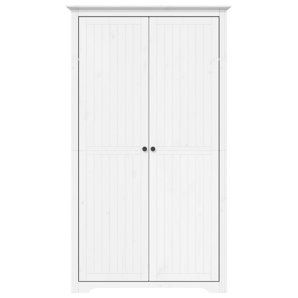 Armadio BODO 99x53,5x173 cm in Legno Massello di Pino Bianco | homemem39