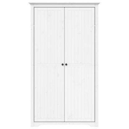 Armadio BODO 99x53,5x173 cm in Legno Massello di Pino Bianco | homemem39