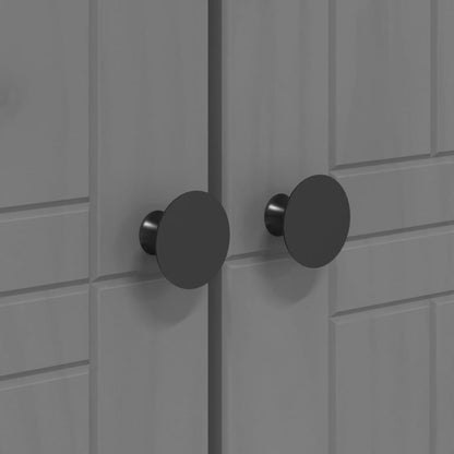 Armadio BODO 99x53,5x173 cm in Legno Massello di Pino Grigio | homemem39