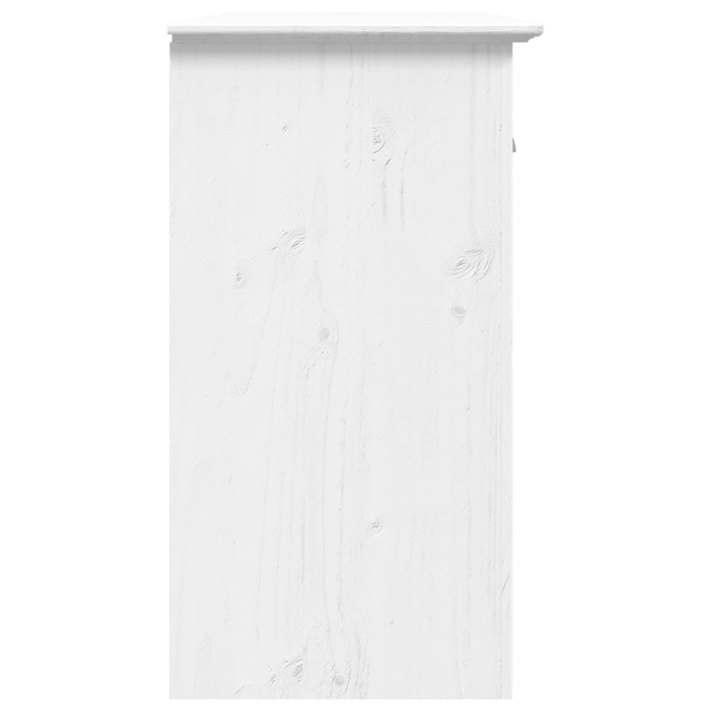 Credenza BODO 115,5x44x80 cm in Legno Massello di Pino Bianco - homemem39
