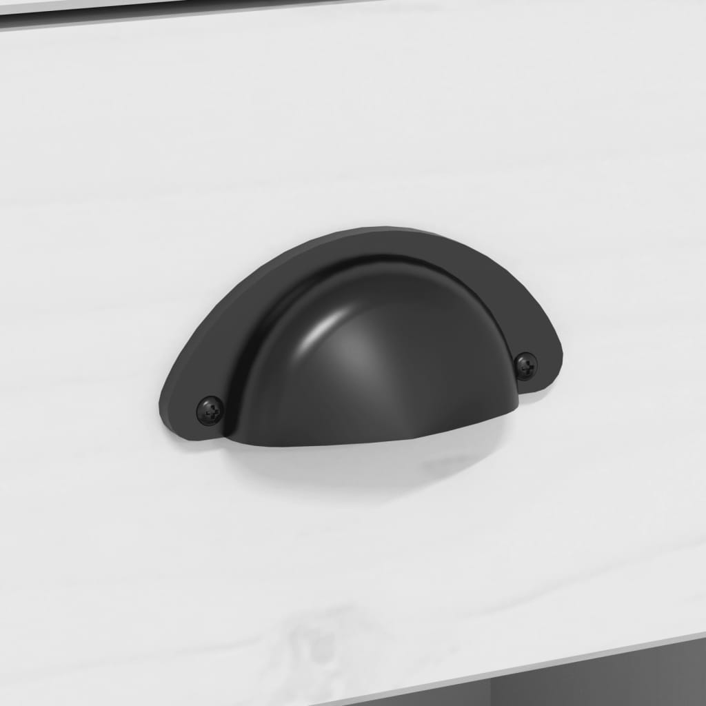 Credenza BODO 115,5x44x80 cm in Legno Massello di Pino Bianco - homemem39