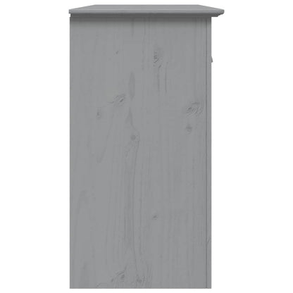 Credenza BODO 115,5x44x80 cm in Legno Massello di Pino Grigio - homemem39