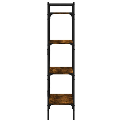 Libreria Rovere Fumo 4 Ripiani 56x31,5x138,5 cm Multistrato | homemem39