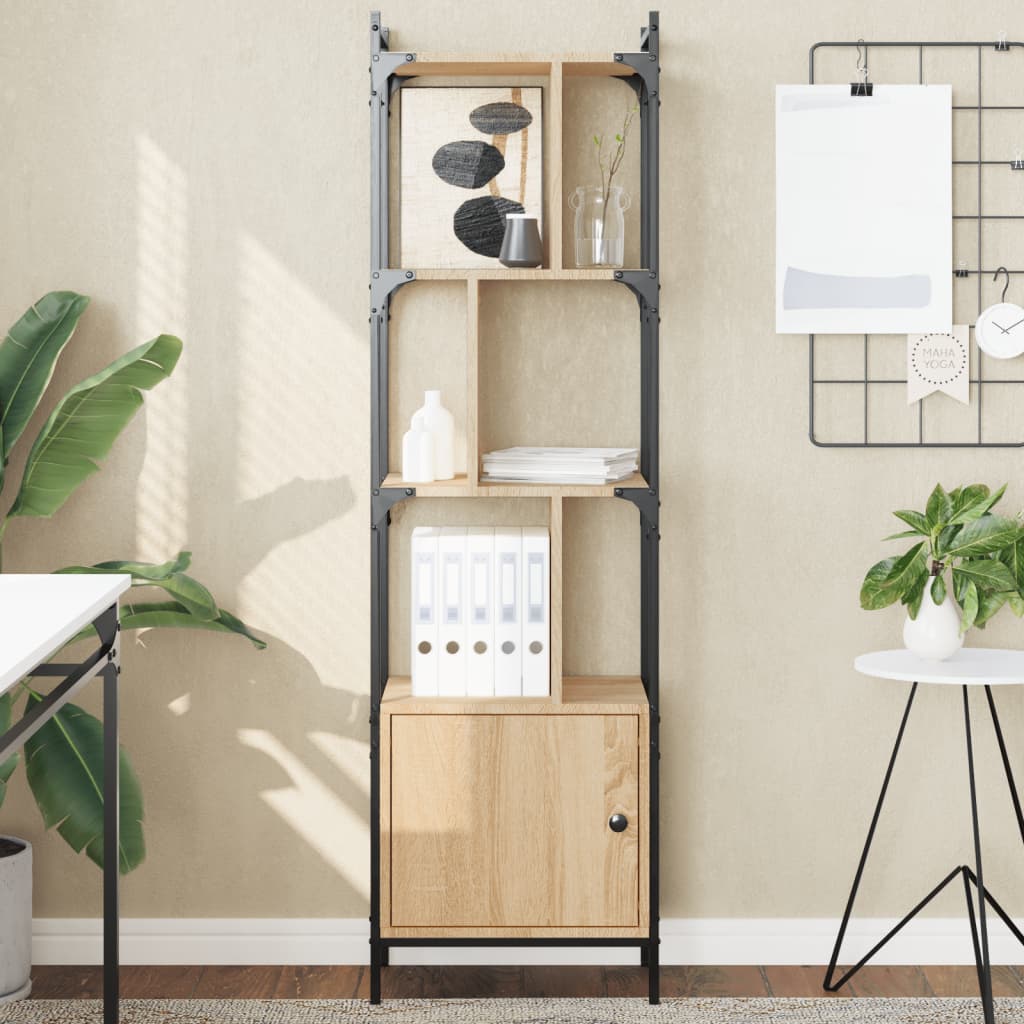 Libreria Anta Rovere Sonoma 44,5x30x154,5 cm Legno Multistrato | homemem39
