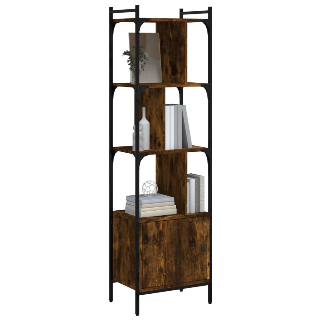 Libreria con Anta Rovere Fumo 44,5x30x154,5cm Legno Multistrato | homemem39