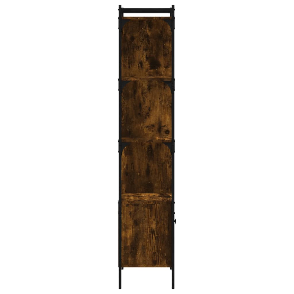 Libreria con Anta Rovere Fumo 44,5x30x154,5cm Legno Multistrato | homemem39