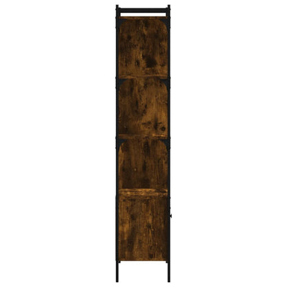 Libreria con Anta Rovere Fumo 44,5x30x154,5cm Legno Multistrato | homemem39