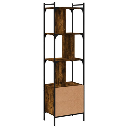 Libreria con Anta Rovere Fumo 44,5x30x154,5cm Legno Multistrato | homemem39
