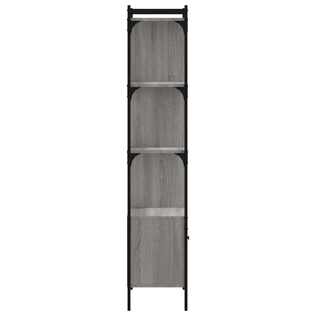 Libreria Anta Grigio Sonoma 44,5x30x154,5 cm Legno Multistrato | homemem39