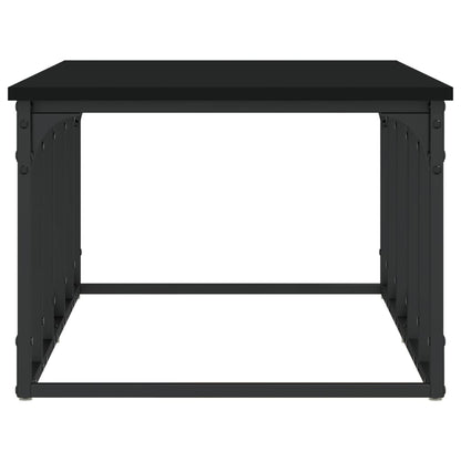 Tavolino da Salotto Nero 100x50x35,5 cm in Legno Multistrato | homemem39