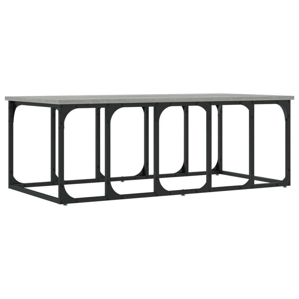 Tavolino Salotto Grigio Sonoma 100x50x35,5cm Legno Multistrato | homemem39