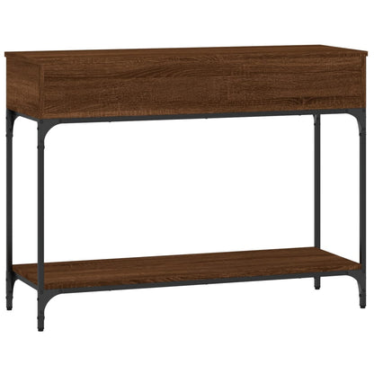 Tavolo Consolle Rovere Marrone 100x34,5x75 cm Legno Multistrato - homemem39