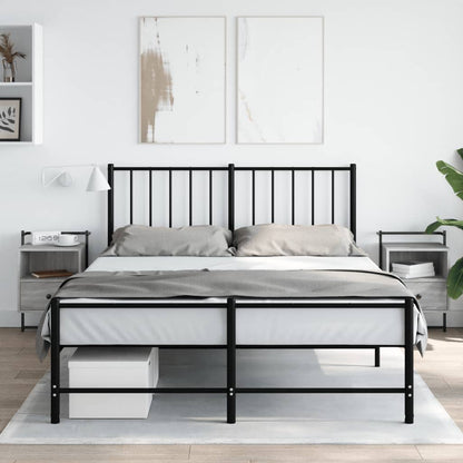 Comodini a Muro 2 pz Grigio Sonoma 40x30x61cm Legno Multistrato - homemem39