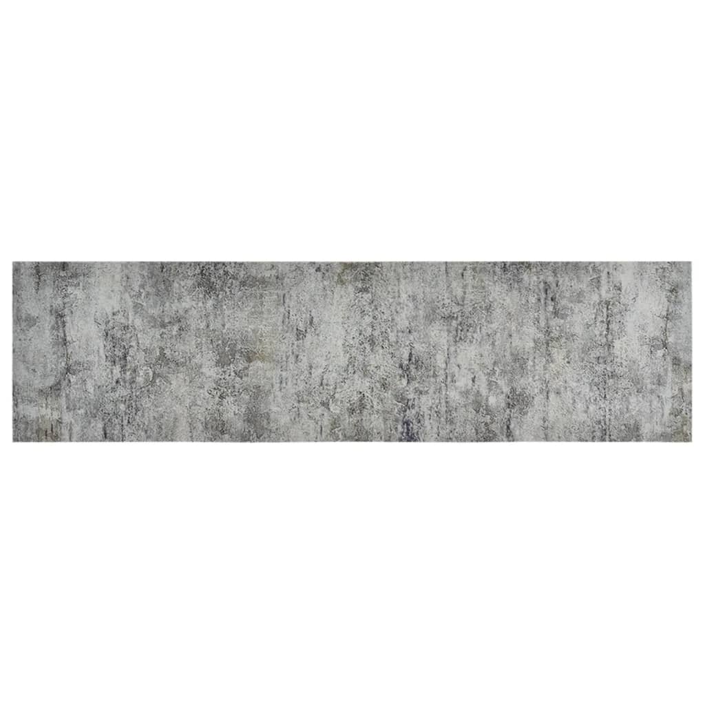 Tappeto da Cucina Lavabile Beton 45x150 cm Velluto | homemem39