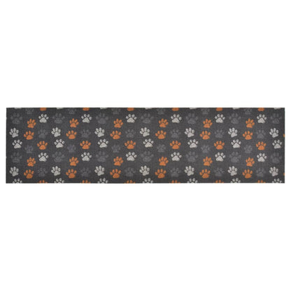 Tappeto da Cucina Lavabile Zampe 45x150 cm Velluto | homemem39