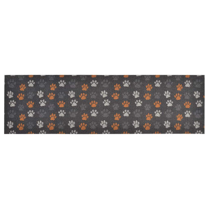 Tappeto da Cucina Lavabile Zampe 60x180 cm Velluto | homemem39