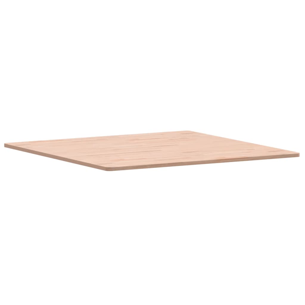 Piano per Tavolo 90x90x1,5 cm Quadrato Legno Massello di Faggio