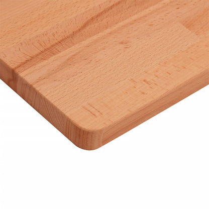 Piano per Tavolo 90x90x2,5 cm Quadrato Legno Massello di Faggio - homemem39