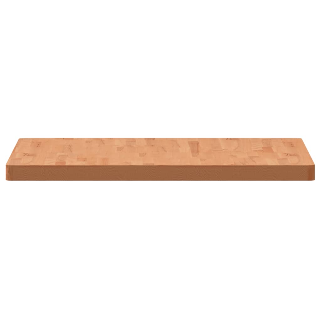Piano per Tavolo 80x80x4 cm Quadrato Legno Massello di Faggio | homemem39