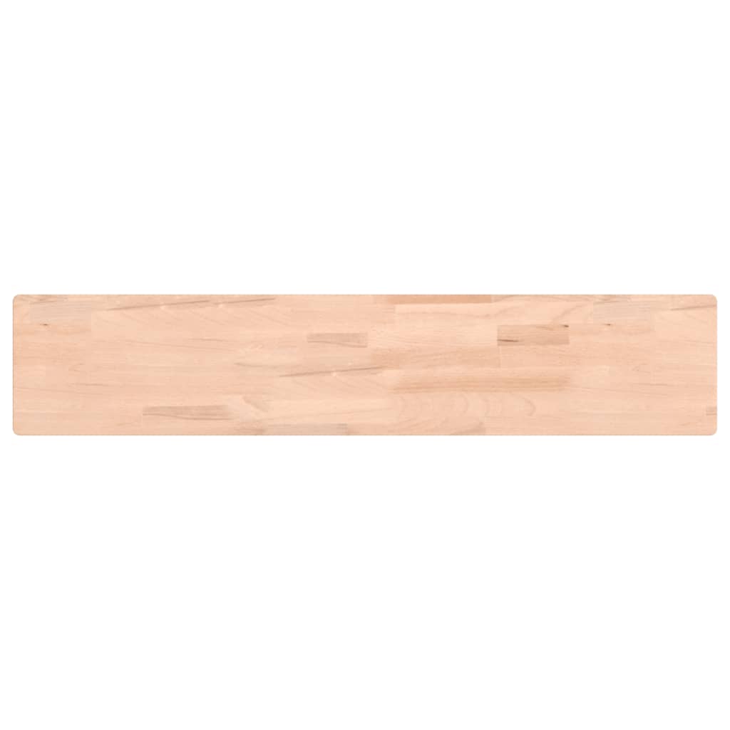 Mensola a Parete 100x20x4 cm in Legno Massello di Faggio | homemem39