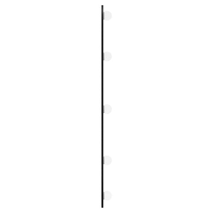 Specchio da Parete con Luci LED 35x80 cm Vetro Ovale - homemem39